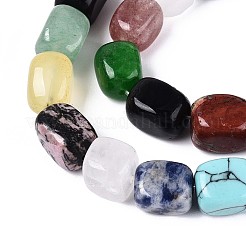 Natural & Synthetic Mixed Stone Beads Strands&nbsp;G-T142-74