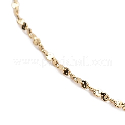 Ion Plating(IP) Adjustable 304 Stainless Steel Serpentine Chain Necklaces&nbsp;NJEW-K270-04G