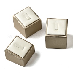 3Pcs 3 Sizes Imitation Leather Jewelry Ring Display Stands&nbsp;ODIS-K005-06