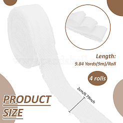 9M Cotton and Linen Ribbon&nbsp;OCOR-WH0070-308A