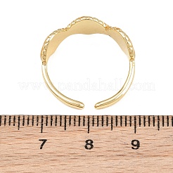 Brass Cuff Open Rings&nbsp;KK-CBA960E-13A-G