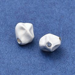 マット合金ビーズ  スター  マットシルバーカラー  7x7x5.5mm  穴：1mm&nbsp;PALLOY-R145-05MS