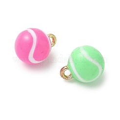 Alloy Enamel Pendants&nbsp;PALLOY-P314-03A-G