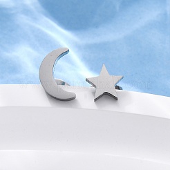 Tarnish Resistant 304 Stainless Steel Stud Earrings&nbsp;EJEW-F227-18P