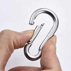 Tarnish Resistant 304 Stainless Steel Rock Climbing Carabiners&nbsp;STAS-N087-24B-01