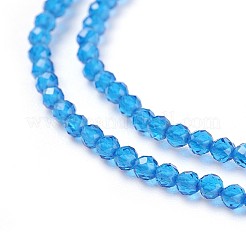 Transparent Glass Beads Strands&nbsp;GLAA-F094-A02