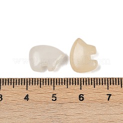 天然なトパーズのヒスイのビーズ  ズニベア  10x13x5.5mm  穴：1mm&nbsp;G-F795-H03