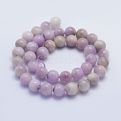 Natural Kunzite Beads Strands&nbsp;G-L478-11-10mm