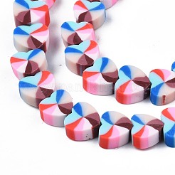 Handmade Polymer Clay Beads Strands&nbsp;CLAY-N008-002F
