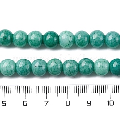 Ombre Effect Dyed Glass Beads Strands&nbsp;X-GLAA-T031-01O-09