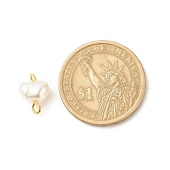 ABS Plastic Imitation Pearl Connector Charms&nbsp;PALLOY-JF01563
