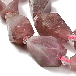 Natural Madagascar Rose Quartz Beads Strands&nbsp;G-NH0005-B02-01