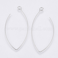 Brass Earring Hooks&nbsp;X-KK-T037-08P-NF