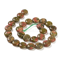 Natural Unakite Beads Strands&nbsp;G-M403-C14
