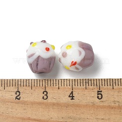 Handmade Lampwork Bumpy Beads&nbsp;LAMP-M022-01B