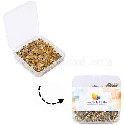 チベット風合金ビーズ  ハムサの手  アンティーク黄金  12x10x4mm  穴：1.5mm  100個/箱&nbsp;TIBEB-PH0004-57