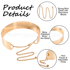 60MM Iron Wide Waist Belts&nbsp;AJEW-WH0481-484A