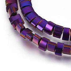 Electroplate Non-magnetic Synthetic Hematite Bead Strands&nbsp;G-I208-16-C