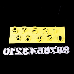 Number 0~9 Frame Metal Cutting Dies Stencils&nbsp;DIY-WH0050-48