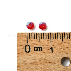 プレシオサ®クリスタルビーズ  チェコクリスタル  双円錐形(451 69 302 ロンデル)  90070 200 ライト サイアム AB  3mm  穴：0.8mm&nbsp;Y-PRC-BA3-90070-200