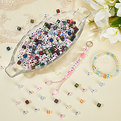 2000Pcs 6 Styles Transparent & Opaque Acrylic Beads&nbsp;SACR-PA0001-06