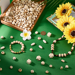 Unfinished Natural Wood Beads&nbsp;WOOD-PH0008-86