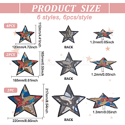Star Sew on PVC Sequins Patches&nbsp;PATC-FG0001-15