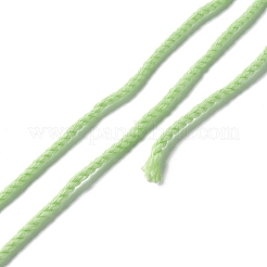3プライのポリエステル夜光糸  暗闇で光る糸  編み物＆かぎ針編み用  芝生の緑  1/8インチ（3mm）  約27.34ヤード（25m）/バンドル&nbsp;OCOR-C003-01C