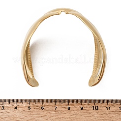 女性用 304 ステンレススチール オープンカフバングル  蝶  ゴールドカラー  内径：2.05インチ（5.2cm）&nbsp;BJEW-K264-03G