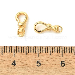 シェグレース真鍮製引き輪  カドミウムフリーと鉛フリー＆ニッケルフリー  18KGP本金メッキ  12x5x3mm  穴：4x3mmと1mm&nbsp;XGRQ6B675-889G