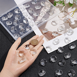 50Pcs Octagon Sew on Glass Rhinestone&nbsp;GLAA-SP0001-83A-02