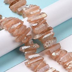 Natural Quartz Crystal Points Beads Strands&nbsp;G-K181-B26
