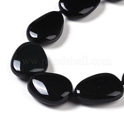 Natural Black Gemstone Beads Strands&nbsp;G-Q164-C01-02