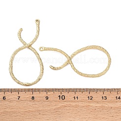合金ビッグサイズペンダントトップ  ノットチャーム  ゴールドカラー  52.5x25x4mm  穴：1.5mm&nbsp;PALLOY-F315-03B-G