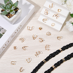 6Pcs 6 Styles Alloy Rhinestone Hair Accessories&nbsp;EJEW-WH20005-003G