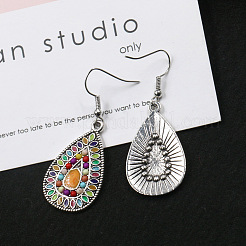 Bohemia Style Alloy Dangle Earrings&nbsp;EJEW-F238-02