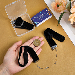 4Pcs Velvet Ribbon Choker Necklaces&nbsp;NJEW-SC0001-70A