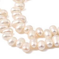 Natural Cultured Freshwater Pearl Beads Strands&nbsp;PEAR-I007-04C-02A