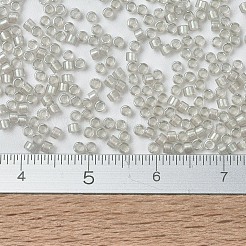 MIYUKIデリカビーズ  シリンダー  日本製シードビーズ  11/0  （db1711)パールライニンググレーミストab  1.3x1.6mm  穴：0.8mm  約2000PCS /ボトル  10 G /ボトル&nbsp;SEED-JP0008-DB1711