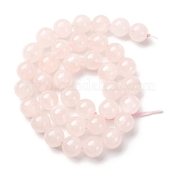 Natural Rose Quartz Beads Strands&nbsp;G-F808-C03-10mm-AA