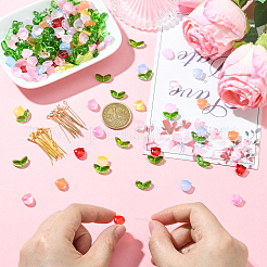 DIY Flower Pendants Makings&nbsp;DIY-SZ0011-06