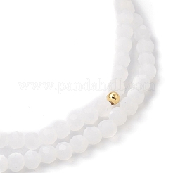 Faceted Glass Bead Stretch Bracelets&nbsp;BJEW-JB05488
