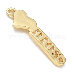 Brass Connector Charms&nbsp;KK-CBAE532-01M-G