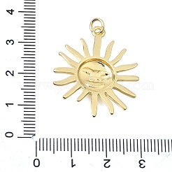 Brass Pendants&nbsp;KK-CBAF3A5-01G