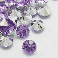 模造台湾アクリルラインストーン尖底カボション  多面カット  ダイヤモンド  ミックスカラー  12x7.5mm  約500個/袋&nbsp;GACR-A003-12mm-M