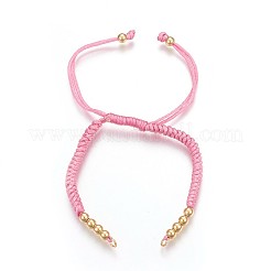 Nylon Cord Braided Bead Bracelets Making&nbsp;BJEW-F360-F