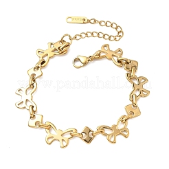 304 Stainless Steel Link Chain Bracelets for Women&nbsp;BJEW-G788-01G