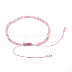 Adjustable Nylon Thread Braided Beads Bracelets&nbsp;BJEW-JB04377-02