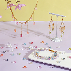 150Pcs 15 Colors Glass Pendants&nbsp;GLAA-PH0003-65