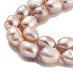 Natural Cultured Freshwater Pearl Beads Strands&nbsp;PEAR-P062-30E